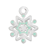 kleiner 3D Anhänger ~15x12mm, Schneeflocke