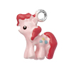 kleiner Anhänger, rosa Pferd ~14x11mm